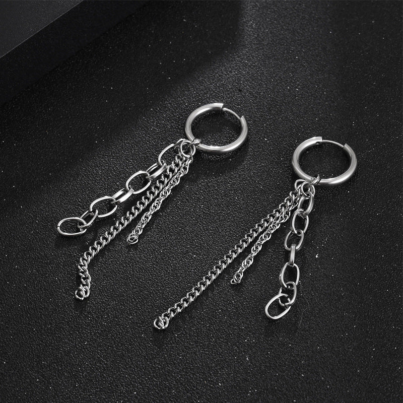 チェーンピアス K18 ピアス ロングアメリカンピアス アクセサリー026