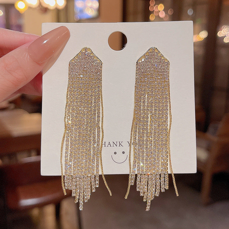 チェーンピアス K18 ピアス ロングアメリカンピアス アクセサリー631黒と金